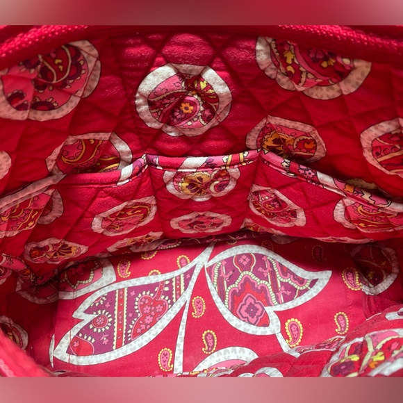 Vera Bradley Red Rosy Posies Pattern Shoulder bag - Picture 6 of 8